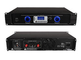 HQ Power ERIANA 100 Power Amplifier 200W RMS Bluetooth USB